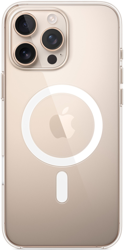 Чехол Apple для iPhone 16 Pro Max with MagSafe, прозрачный