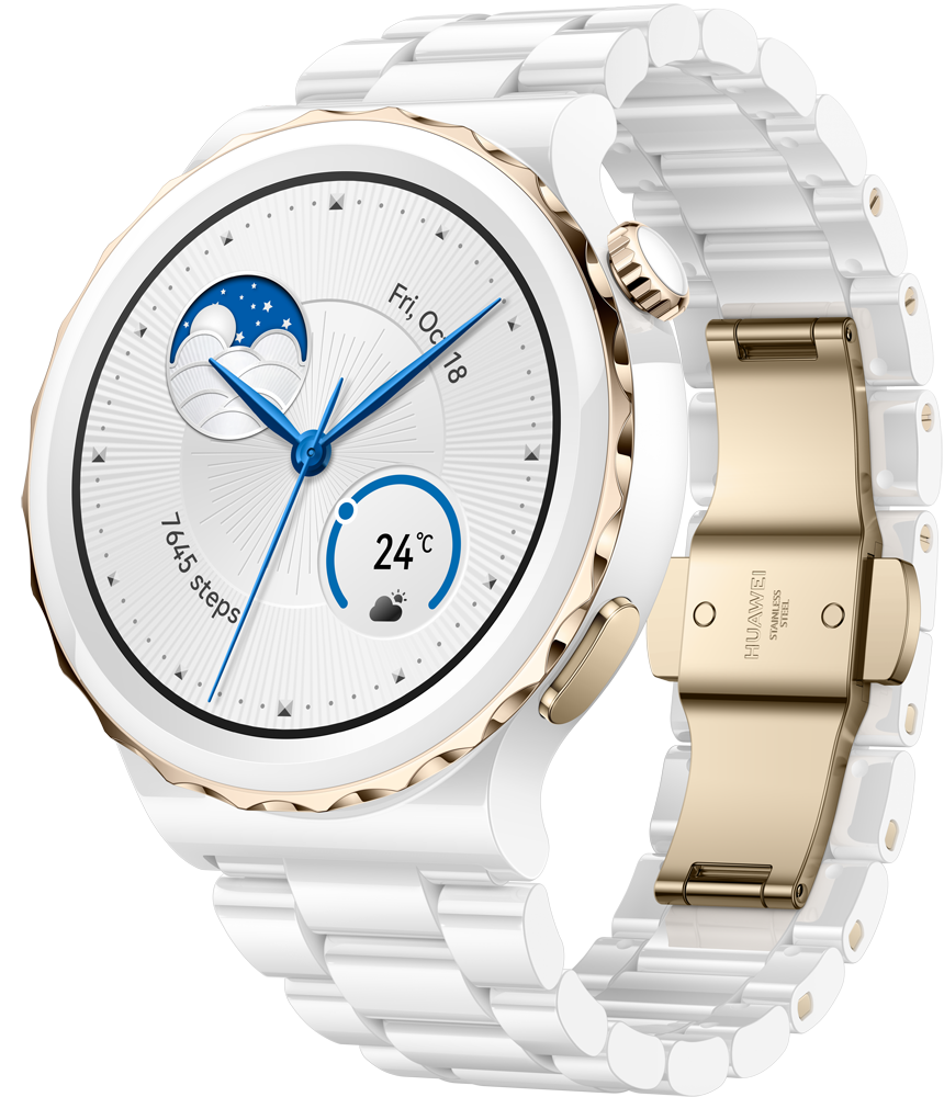 HUAWEI Watch GT 3 Pro керамический ремешок Белые (Frg-B19T)