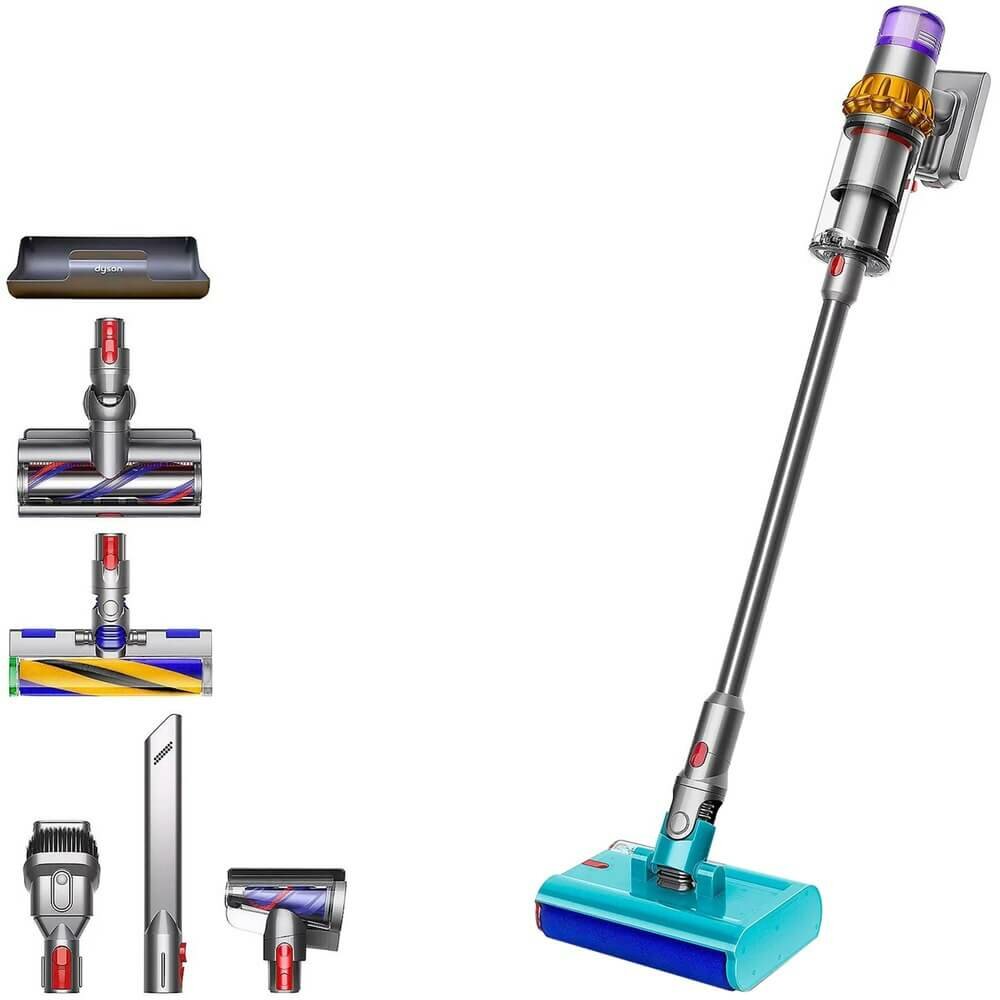 Беспроводной пылесос Dyson V15s SV47 Detect Submarine Yellow/Nickel
