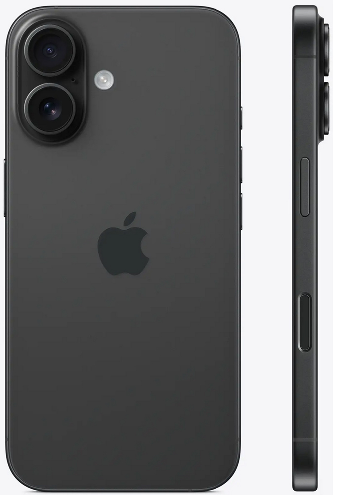 Apple iPhone 16 128Gb Black (1sim + eSim) (Без RuStore)