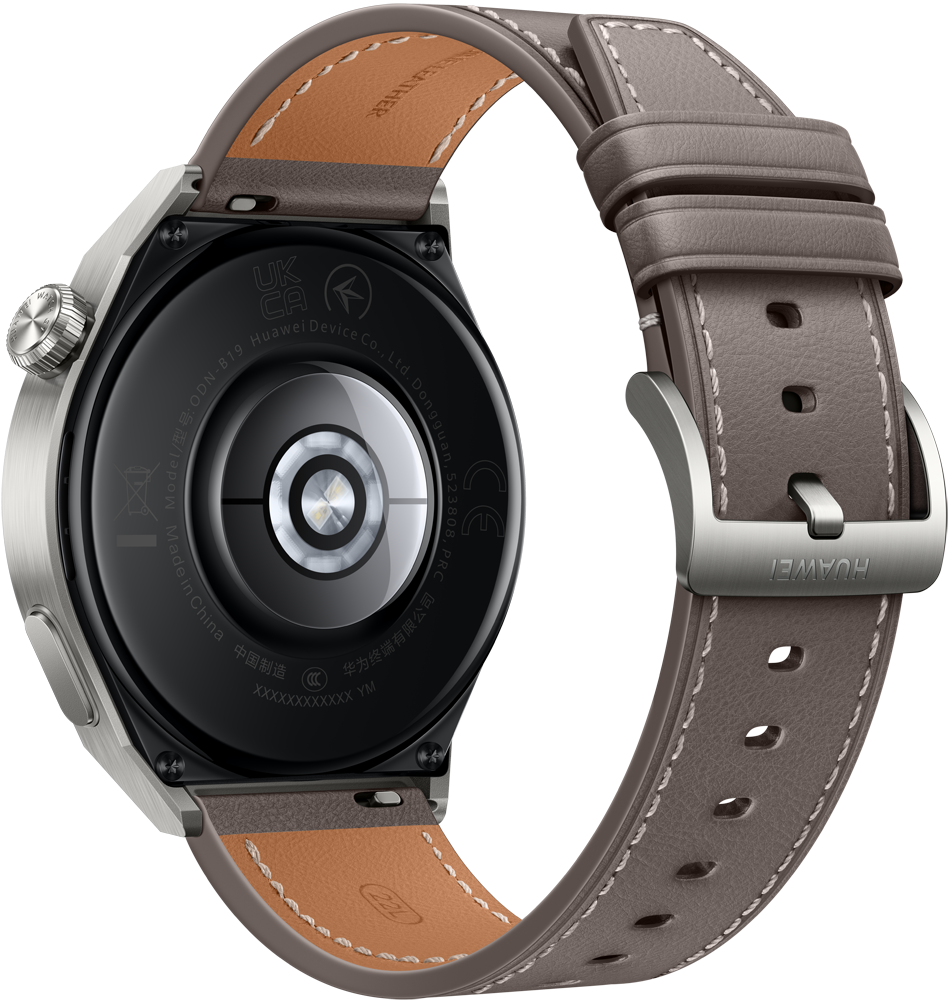 HUAWEI Watch GT 3 Pro кожаный ремешок Серые (Odn-B19V)