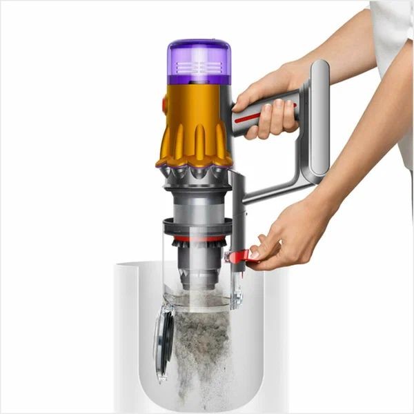 Беспроводной пылесос Dyson V12S SV46 Detect Slim Submarine, Yellow/Nickel