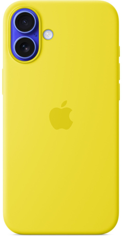 Чехол Apple для iPhone 16 Plus Silicone MagSafe, желтый