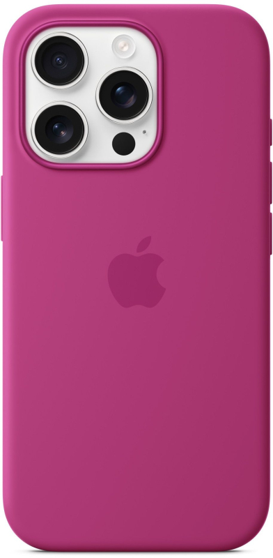 Чехол Apple для iPhone 16 Pro Silicone MagSafe, фуксия
