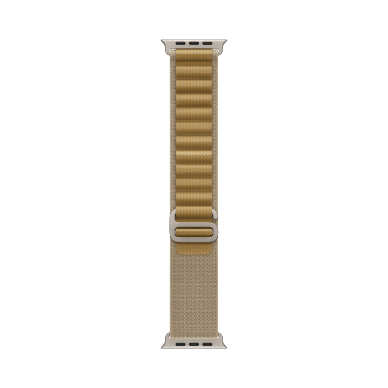 Apple Watch Ultra 2 GPS + Cellular, 49 мм, корпус из бежевого титана, ремешок Alpine цвета "загар", размер S (MREX3)
