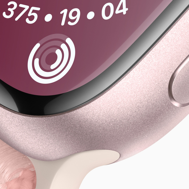 Apple Watch Series 9 GPS 45мм корпус из алюминия Розовые + ремешок Sport Loop Розовый